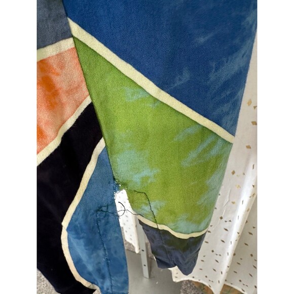 Unbranded Women's Tie Dye Stone Wash Multi-Color Retro Geometric Tank Top L - Picture 5 of 5